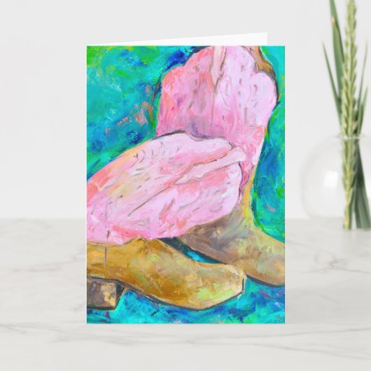 挨拶状を追い出します カード (正面)