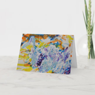 挨拶状を"上流に"泳ぎます カード