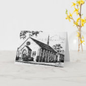 挨拶状教会 カード (黄色い花)