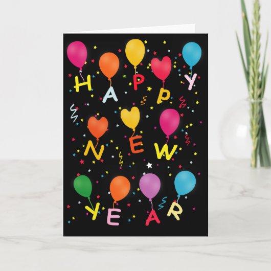 挨拶状明けましておめでとうの シーズンカード (正面)