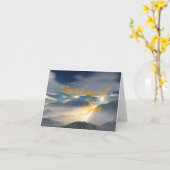 挨拶状: あなたの考えること(ブランク) カード (黄色い花)