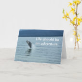 挨拶状-あなた自身のノートを書いて下さい カード (黄色い花)