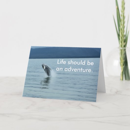 挨拶状-あなた自身のノートを書いて下さい カード (正面)