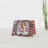 挨拶状。 そう多くの人。 できることができるそう少数 カード (正面)