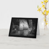 挨拶状|の生意気な男性の底! カード (黄色い花)