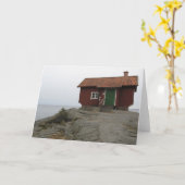 挨拶状。 アルバートEngströmsのateljé。 (ブランク) カード (黄色い花)