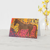 挨拶状-ウイルソン カード (黄色い花)