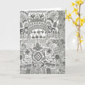 挨拶状 カード (黄色い花)