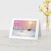 挨拶状 カード (黄色い花)