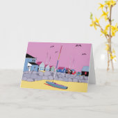 挨拶状 カード (黄色い花)