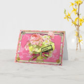 挨拶状 カード (黄色い花)