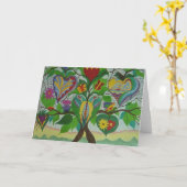 挨拶状、 カード (黄色い花)