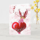 挨拶状 カード (黄色い花)