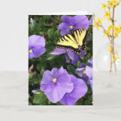 挨拶状 カード (黄色い花)