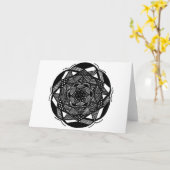 挨拶状 カード (黄色い花)