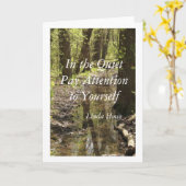 挨拶状 カード (黄色い花)