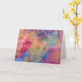 挨拶状 カード (黄色い花)