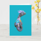 挨拶状 カード (黄色い花)