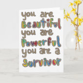 挨拶状 カード (黄色い花)