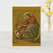 挨拶状: ジョシュアの1:9 カード (黄色い花)