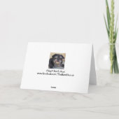 挨拶状: ハッピーバースデーか終わりあなたの目 カード (裏面)