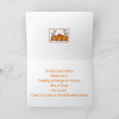 挨拶状: ハロウィン カード (内部)