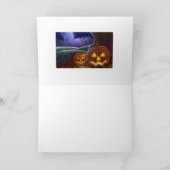 挨拶状: ハロウィン カード (内部)