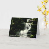 挨拶状、ブランク、バターミルクの滝、ニュージャージー カード (黄色い花)