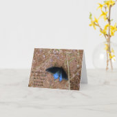 挨拶状-勇気付けられる カード (黄色い花)