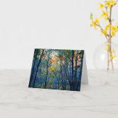 挨拶状-勇気付けられる-生命の樹 カード (黄色い花)