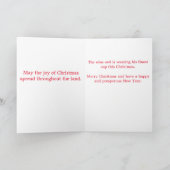 挨拶状、含まれている標準的な白い封筒 シーズンカード (内部)