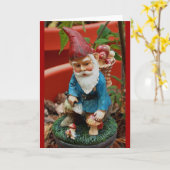 挨拶状-庭の格言 カード (黄色い花)