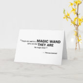 挨拶状- 「… 「待っている人々 カード (黄色い花)