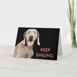 挨拶状-微笑を保って下さい カード