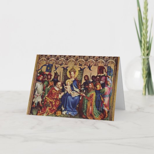 挨拶状(聖なる書物、経典): Mtの2:9 - 11 シーズンカード (正面)