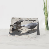 挨拶状 – 謝罪 カード (正面)