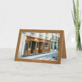 挨拶状"Bonjour! " カード (正面)