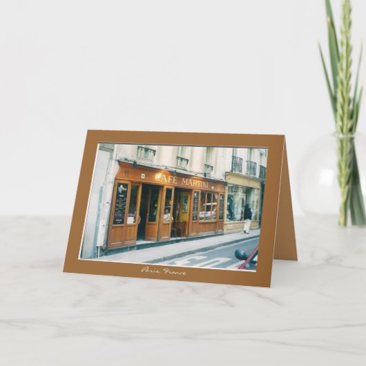 挨拶状"Bonjour! " カード (正面)