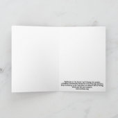 挨拶状"Kズオン著海のヨット" カード (内部)