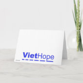 挨拶状: Ya Hieu (第2等級)著"家" カード (裏面)