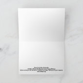 挨拶状: Ya Hieu (第2等級)著"家" カード (内部)