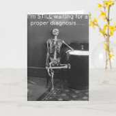 挨拶状MENIEREの診断 カード (黄色い花)