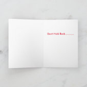 挨拶状Yoloただ一度住んでいます カード (内部)