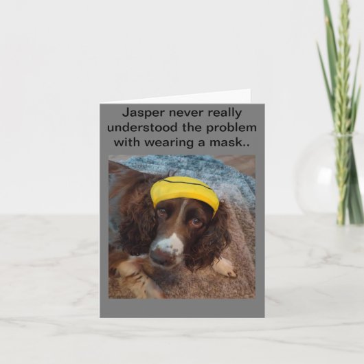 挨拶空白のカード カード (正面)