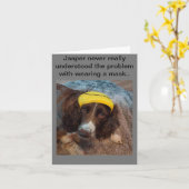 挨拶空白のカード カード (黄色い花)