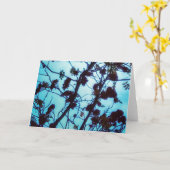 挨拶 カード (黄色い花)