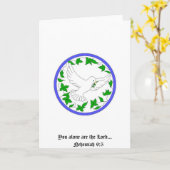 挨拶 カード (黄色い花)