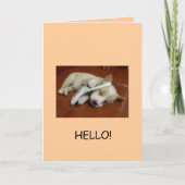 挨拶! カード (正面)