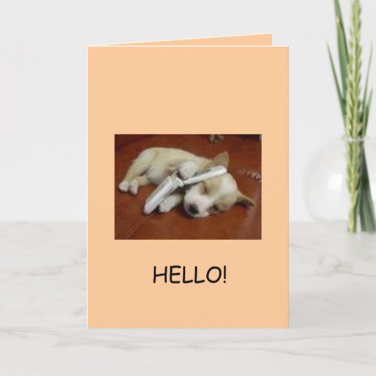 挨拶! カード (正面)