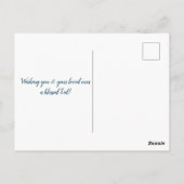 挨拶 ポストカード (裏面)